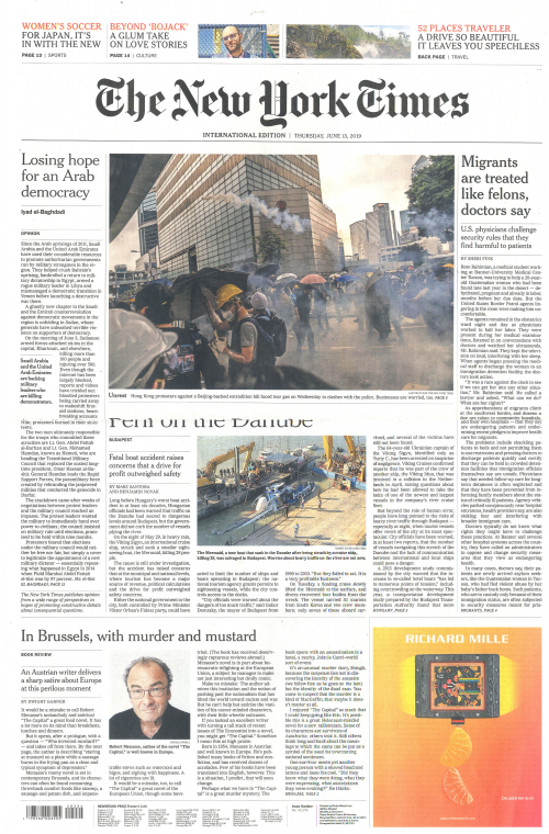 INTERNATIONAL THE NEW YORK TIMES (EX- INTERNATIONAL HERALD TRIBUNE)