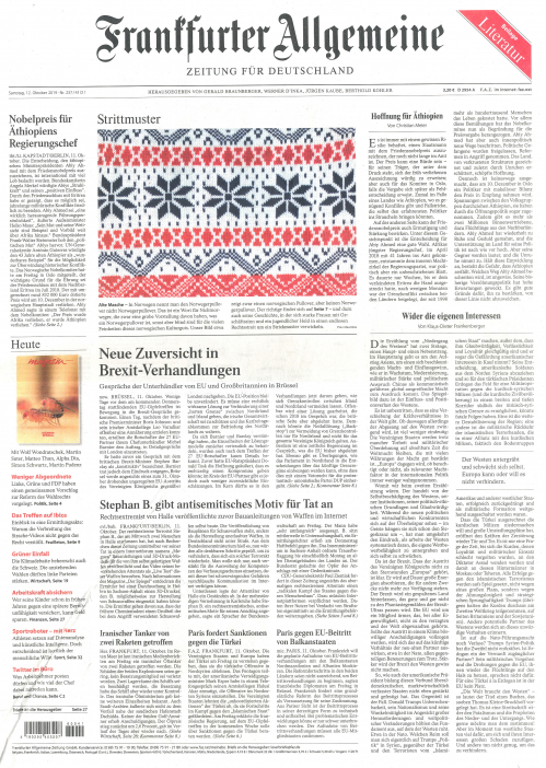 FRANKFURTER ALLGEMEINE (DEU) SAMEDI