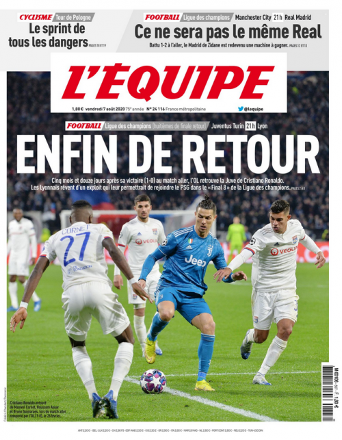 L'ÉQUIPE - MARDI / VENDREDI