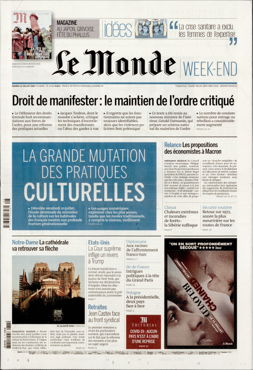LE MONDE - WEEK END