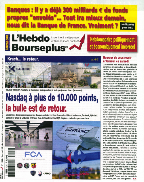 L'HEBDO BOURSE PLUS