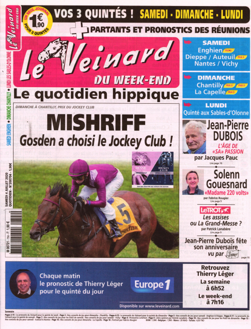 LE VEINARD DU WEEK-END
