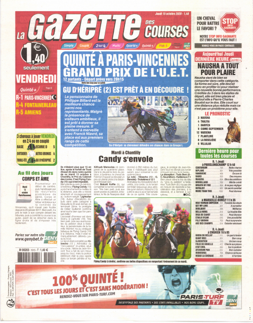 LA GAZETTE DES COURSES