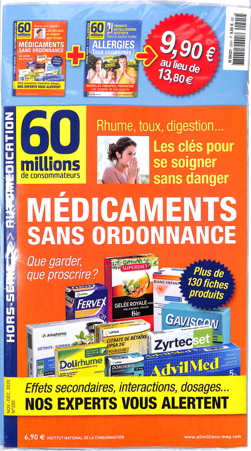 60 MILLIONS DE CONSOMMATEURS HS + PRODUIT