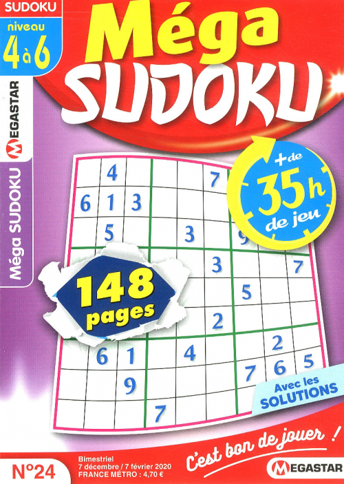 MG MÉGA SUDOKU