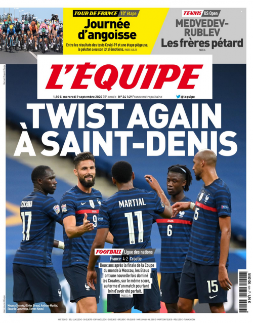 L'ÉQUIPE - MARDI / VENDREDI