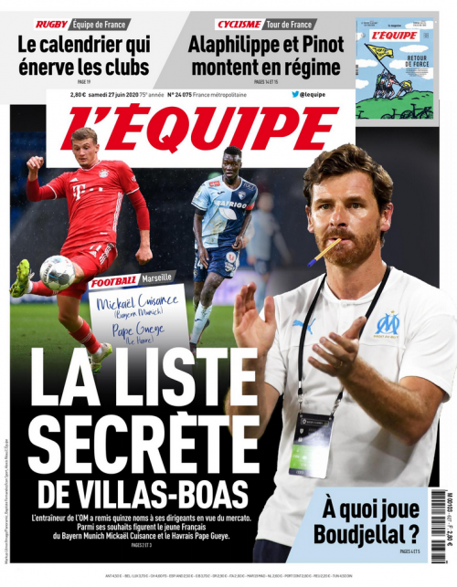L'ÉQUIPE - WEEK-END (SAMEDI)