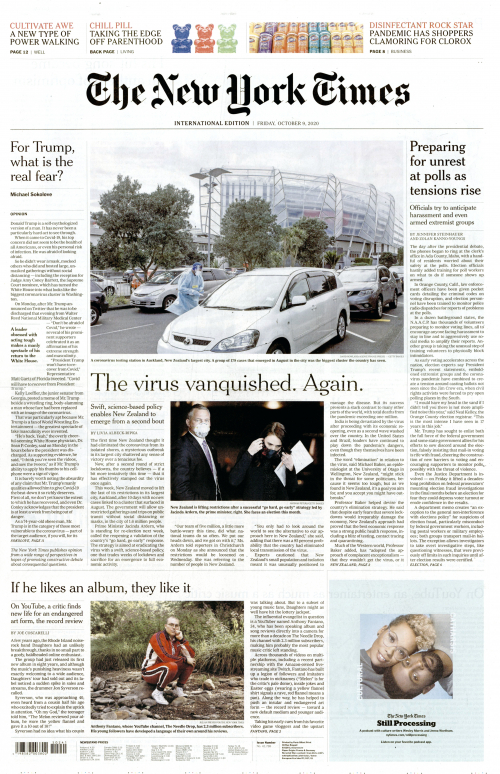 INTERNATIONAL THE NEW YORK TIMES (EX- INTERNATIONAL HERALD TRIBUNE)
