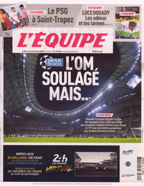 L'ÉQUIPE - WEEK-END (SAMEDI)