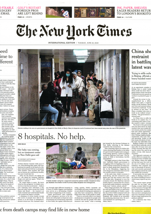 INTERNATIONAL THE NEW YORK TIMES (EX- INTERNATIONAL HERALD TRIBUNE)