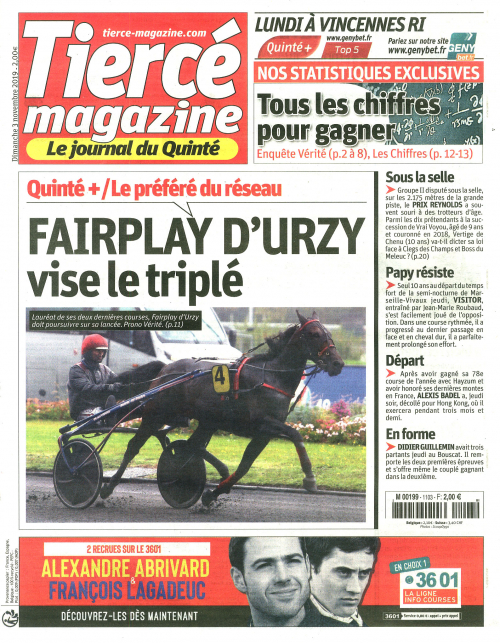 TIERCÉ MAGAZINE DIMANCHE