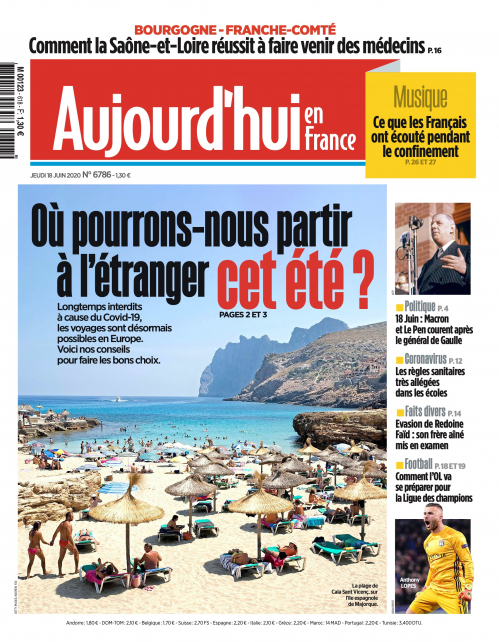 AUJOURD'HUI EN FRANCE