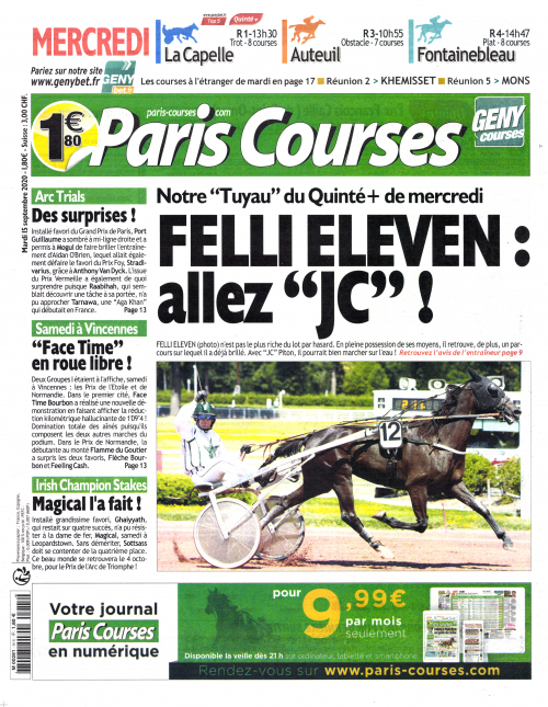 PARIS COURSES - QUOTIDIEN