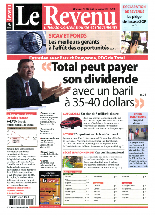 LE REVENU HEBDO - BOURSE