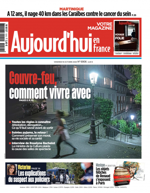 AUJOURD'HUI EN FRANCE - VENDREDI