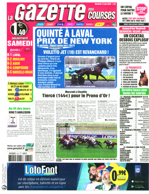 LA GAZETTE DES COURSES