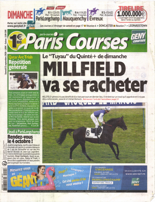 PARIS COURSES - QUOTIDIEN
