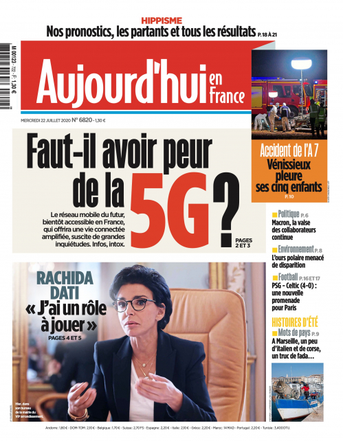 AUJOURD'HUI EN FRANCE
