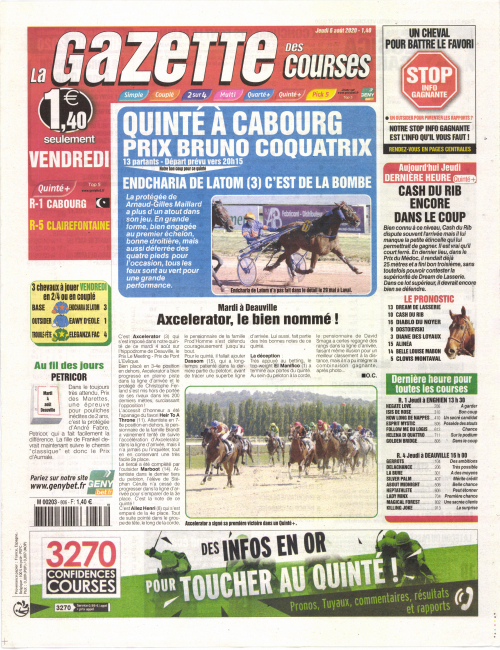 LA GAZETTE DES COURSES