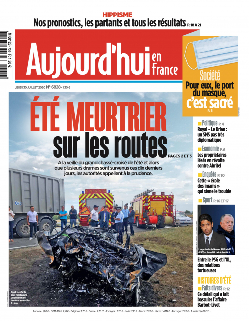 AUJOURD'HUI EN FRANCE