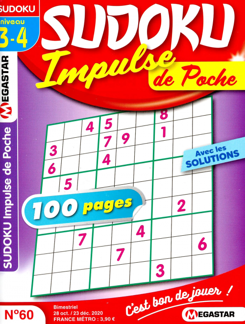MG SUDOKU IMPULSE DE POCHE