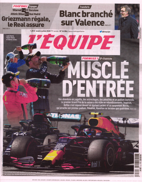 L'ÉQUIPE - LUNDI