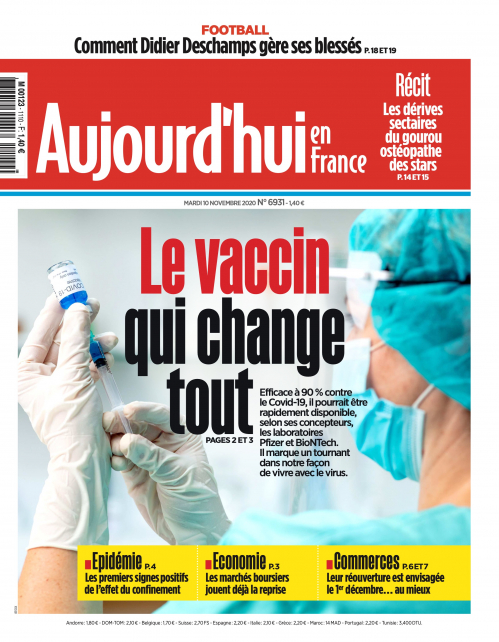 AUJOURD'HUI EN FRANCE