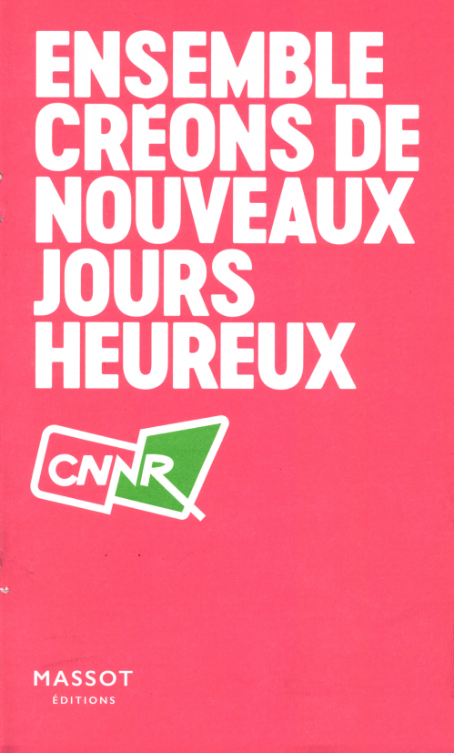 ENSEMBLE CRÉONS DE NOUVEAUX JOURS HEUREUX