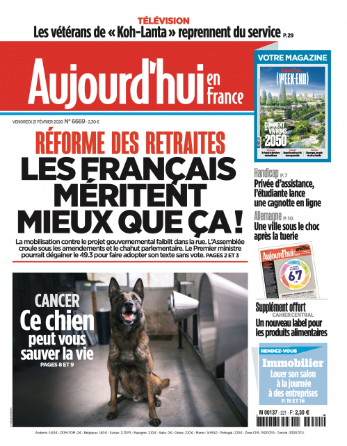 AUJOURD'HUI EN FRANCE - VENDREDI
