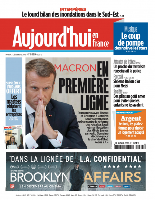 AUJOURD'HUI EN FRANCE