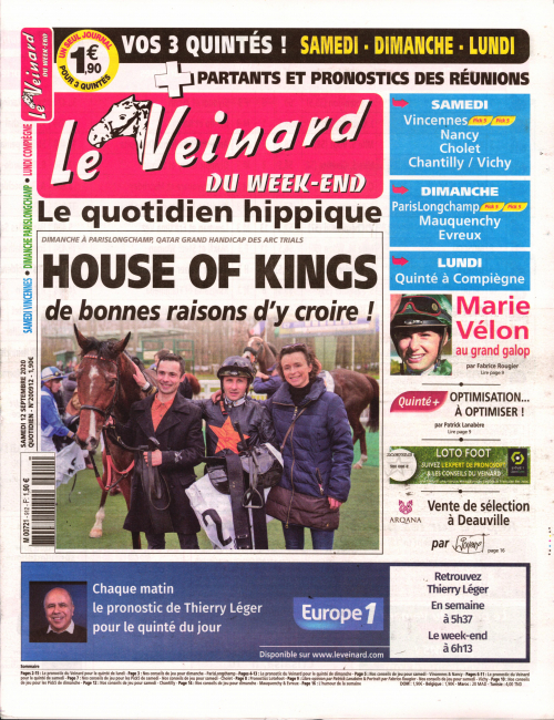 LE VEINARD DU WEEK-END