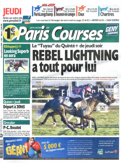 PARIS COURSES - QUOTIDIEN