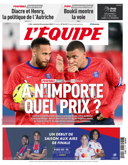 L'ÉQUIPE - MARDI / VENDREDI