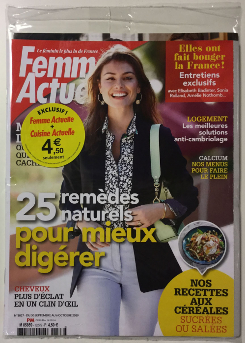 FEMME ACTUELLE + CUISINE ACTUELLE
