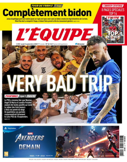 L'ÉQUIPE - MARDI / VENDREDI