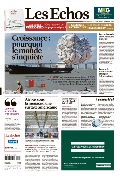 LES ECHOS (VENDREDI)