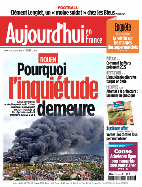 AUJOURD'HUI EN FRANCE