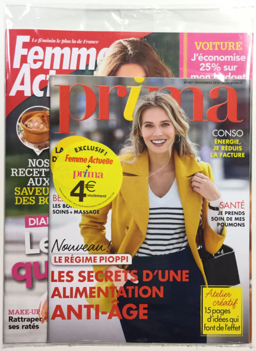 FEMME ACTUELLE + PRIMA POCHE