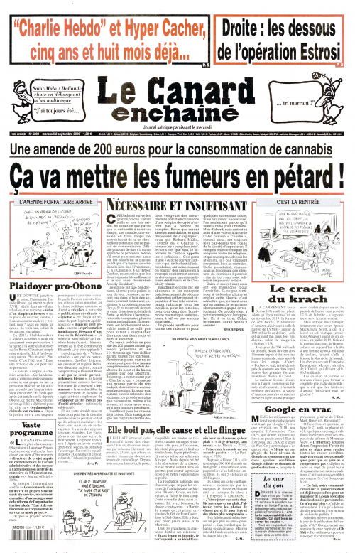 LE CANARD ENCHAÎNÉ