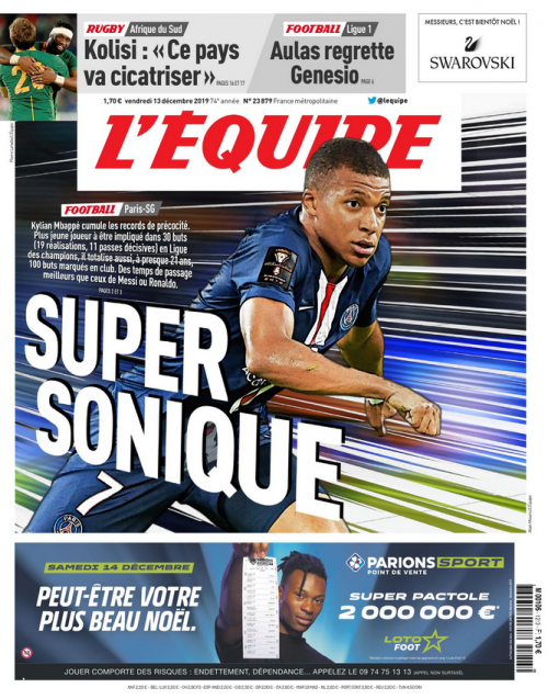 L'ÉQUIPE - MARDI / VENDREDI