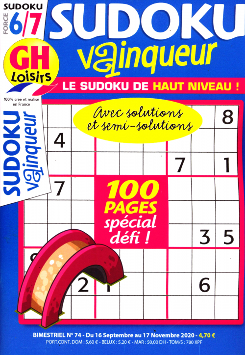 GH SUDOKU VAINQUEUR