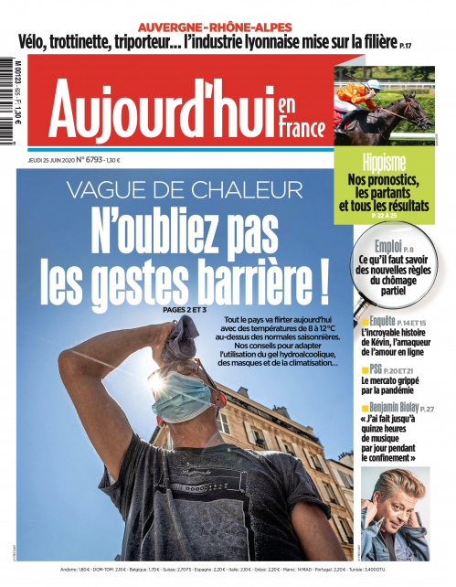 AUJOURD'HUI EN FRANCE