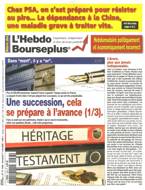 L'HEBDO BOURSE PLUS