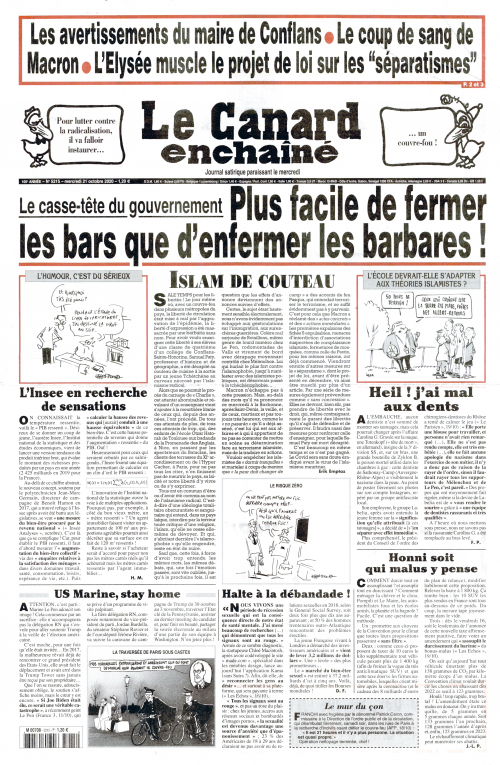 LE CANARD ENCHAÎNÉ