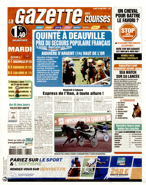 LA GAZETTE DES COURSES