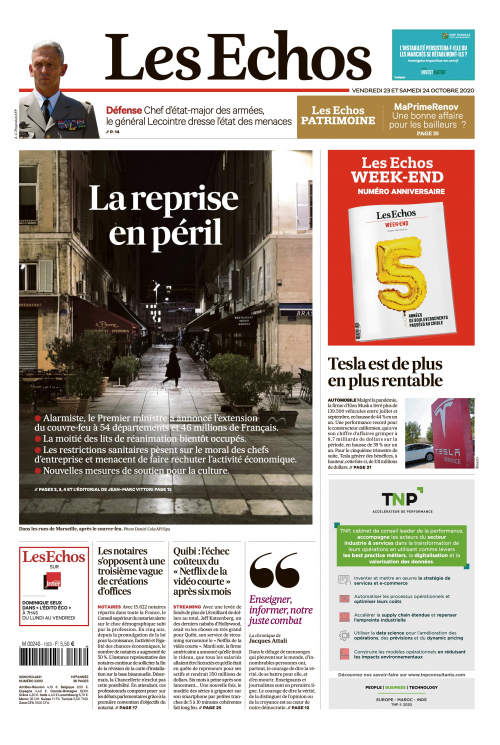 LES ECHOS (VENDREDI)