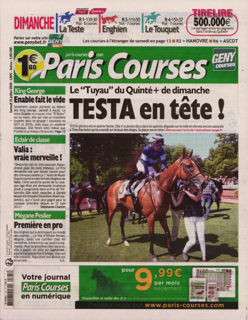 PARIS COURSES - QUOTIDIEN