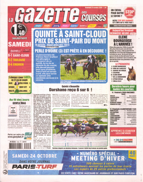 LA GAZETTE DES COURSES