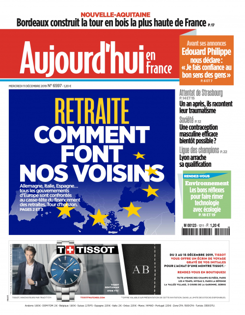 AUJOURD'HUI EN FRANCE