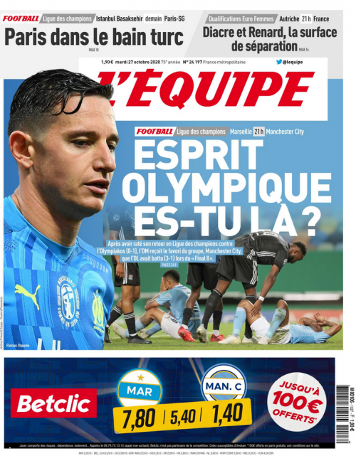 L'ÉQUIPE - MARDI / VENDREDI